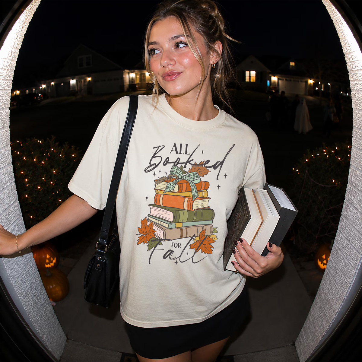 All Booked for Fall Graphic Tee